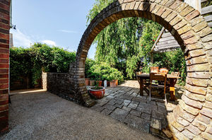 Rear garden patio- click for photo gallery